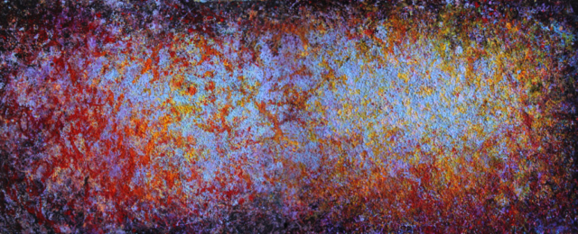 Art on Scarf - Vibrations of the Universe 12 (160cmx65cm)