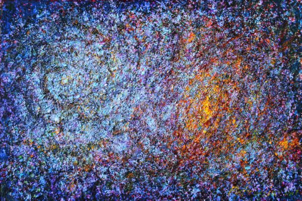 Aithne - Art on Scarf - The Galaxy Union by Ararat Petrossian