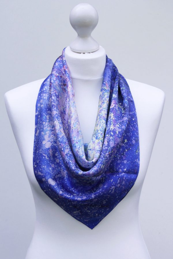 Aithne - Square Silk Scarf - The Dancing Stars1